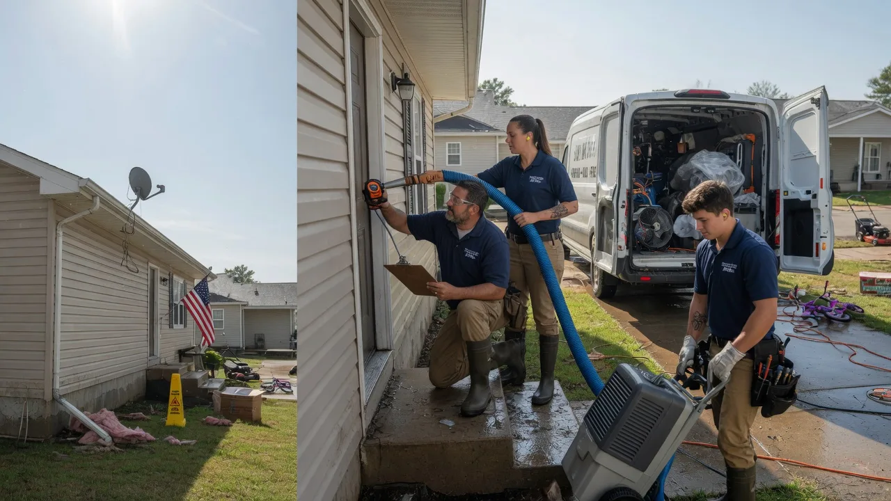 Ceiling Water Damage Restoration in Rochelle, VA near me